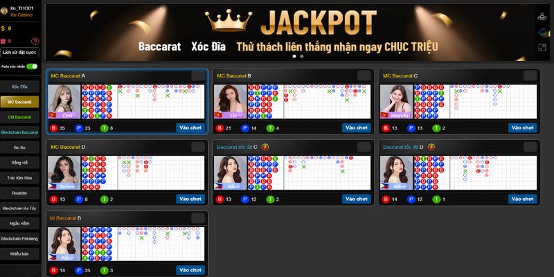 Tham gia đặt cược chơi Baccarat Thabet chỉ với vài thao tác đơn giản